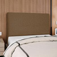 Cabeceira Casal 140 Cm Com Frame Luna Linho Marrom Artte Marrom - 2