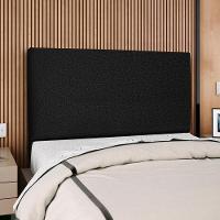 Cabeceira Casal 140 Cm Com Frame Luna Linho Preto Artte Preto - 2