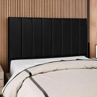 Cabeceira Casal 140 Cm Com Frame Carla Corino Preto Artte Preto - 3