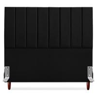 Cabeceira Casal 140 Cm Com Frame Carla Corino Preto Artte Preto - 6
