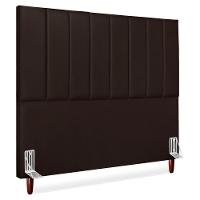 Cabeceira Casal 140 Cm Com Frame Carla Corino Marrom Artte Marrom - 1