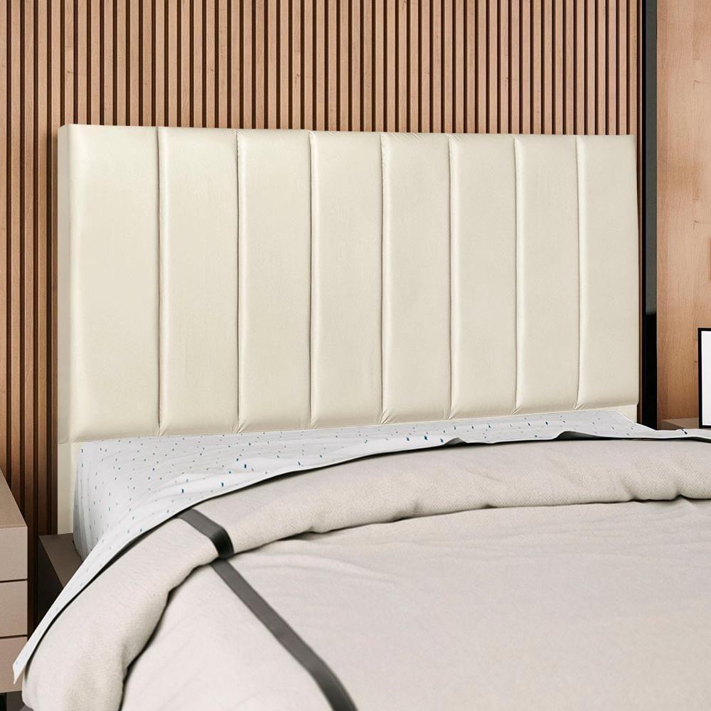 Cabeceira Queen 160 Cm Com Frame Carla Corino Bege Artte Bege - 2