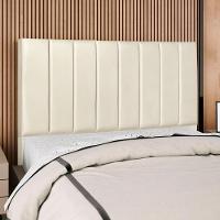 Cabeceira Queen 160 Cm Com Frame Carla Corino Bege Artte Bege - 2