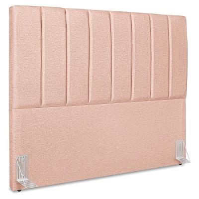 Cabeceira Casal 140 Cm Com Frame Dalia Linho Rose Artte Rose