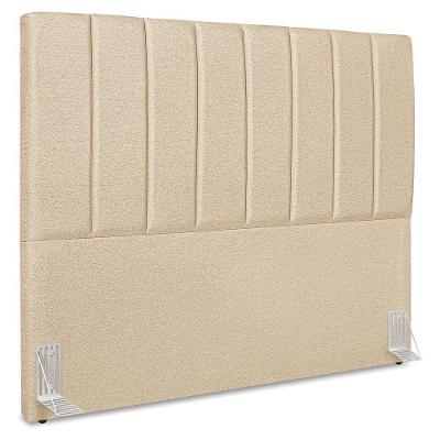 Cabeceira Casal 140 Cm Com Frame Dalia Linho Bege Artte Bege