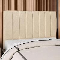 Cabeceira Casal 140 Cm Com Frame Dalia Linho Bege Artte Bege - 2