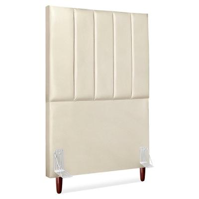 Cabeceira Solteiro 90 Cm Com Frame Carla Corino Bege Artte Bege