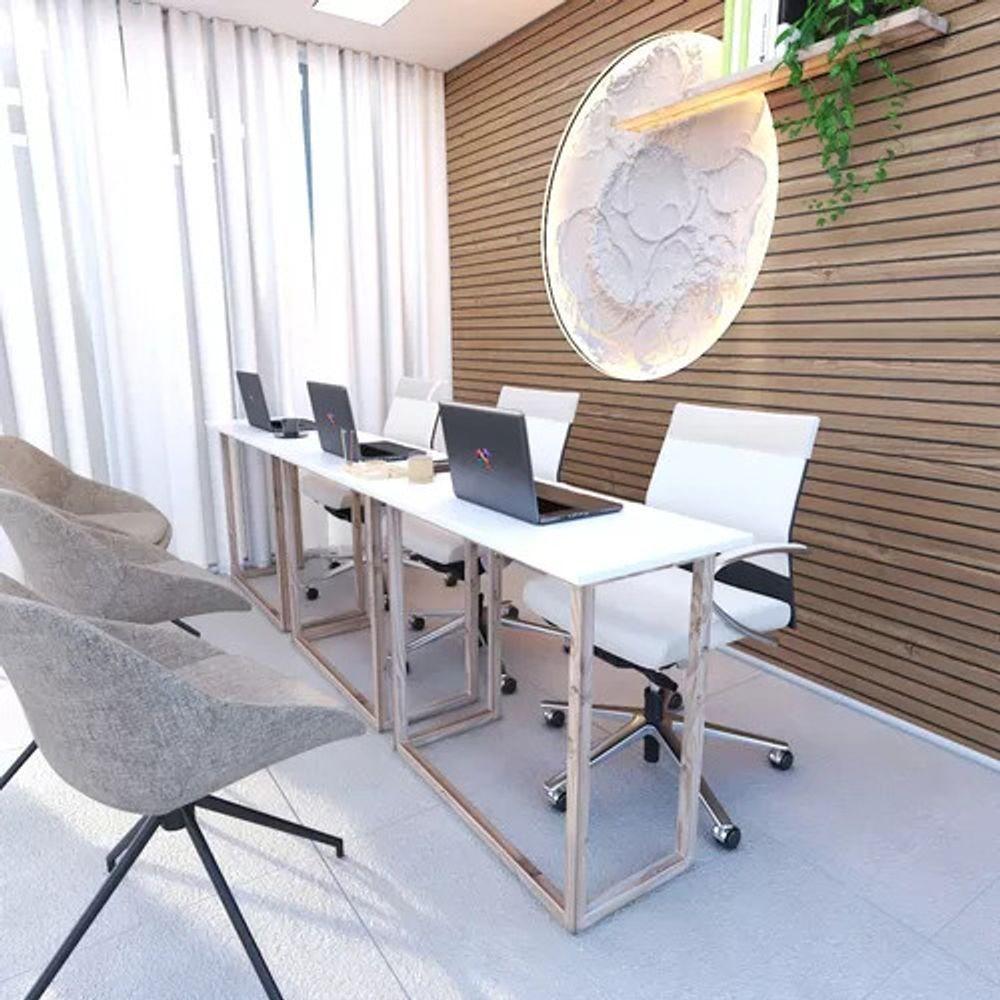 Mobilia Para Casa Multifuncional Estante P/objetos Decoração Cor Preto - 4