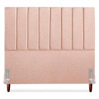 Cabeceira Queen 160 Cm Com Frame Carla Linho Rose Artte Rose - 5