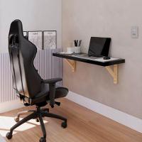 Escrivaninha Mesa Estudo Quarto Infantil Mesa Gamer Pinus - 6