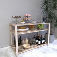 Balcão Estante Aberto Closet Vazado Expositor Produtos Vitrine - 5