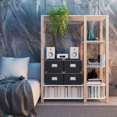 Estante Cantinho Da Leitura Em Mdp Branca Livreiro Moderno E Elegante