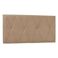 Painel Cama Queen Serena Spz 160cm Suede - Adj Decor Cor Bege-1100 - 1