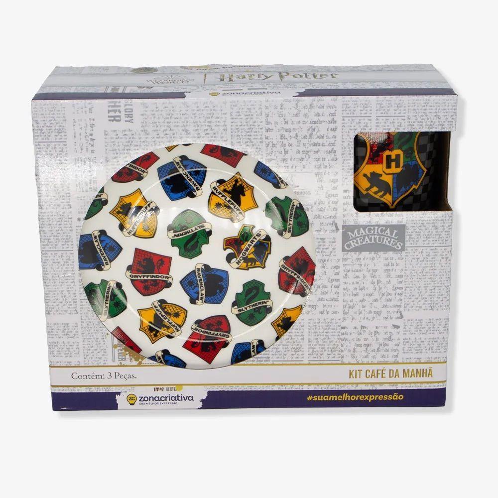 Kit Refeição Cerâmica Bowl, Caneca E Prato Harry Potter - 7