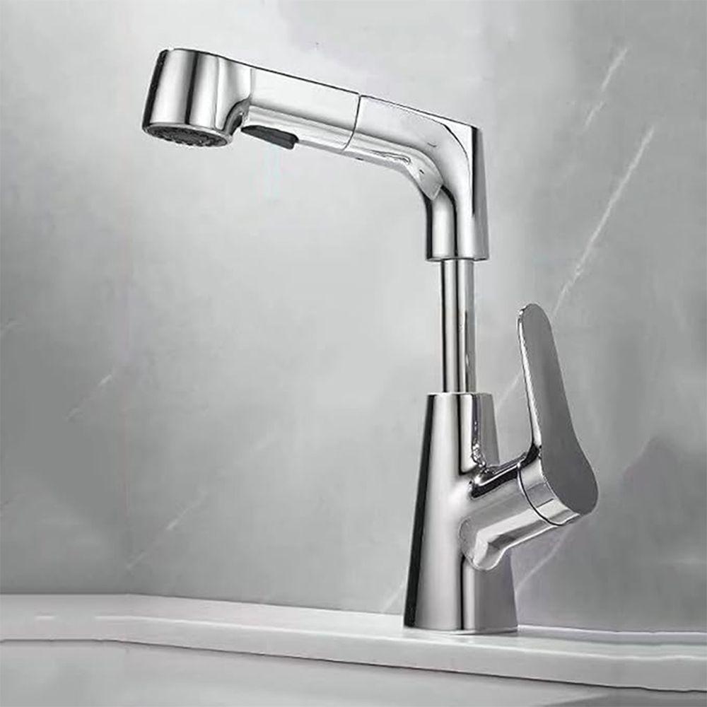 Torneira Extensivel Gourmet Cozinha Banheiro Pia Mesa Bancada Ducha Dois Jatos Articulada Moderno Sofisticado Luxo - 2