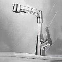 Torneira Extensivel Gourmet Cozinha Banheiro Pia Mesa Bancada Ducha Dois Jatos Articulada Moderno Sofisticado Luxo - 2