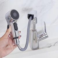 Torneira Extensivel Gourmet Cozinha Banheiro Pia Mesa Bancada Ducha Dois Jatos Articulada Moderno Sofisticado Luxo - 3