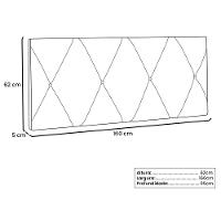 Painel Cama Queen Serena Spz 160cm Suede - Adj Decor Cor Caramelo-1101 - 3
