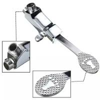 Torneira Valvula Com Pedal Kit 2 Uni Acionamento Sem Maos Banheiro Hospital Clinica Higienico Laboratorio Multiuso - 6