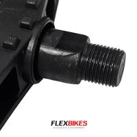 Par Pedal Nylon Plataforma Bike Rosca Grossa 9-16 Com Refletor - 5