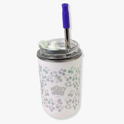 Copo Neo Térmico Tampa Canudo 300ml Mickey - Zonacriativa