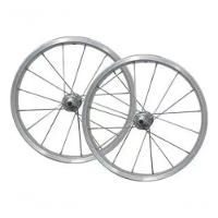 Par Roda Aro 16 De Alumínio Polido Para Bicicleta Infantil - 1