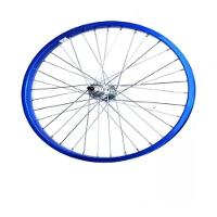 Roda Aro 20 Dianteira Alumínio Cubo De Ferro 36f Bicicleta Cor Violeta - 1