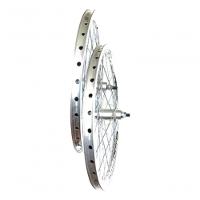 Par Roda 20 Aero Polido Cubo Alum C-rolamento Raio Grosso - 1