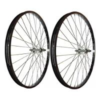 Par Rodas Preto Alumínio P-bike Aro26 X 1.9 Raio Grosso - 1