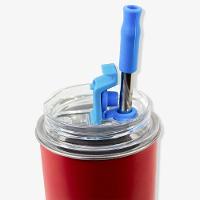 Copo Neo Térmico Tampa Canudo 300ml Mulher Maravilha - 2