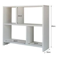 Estantes Para Livros Cantinho De Leitura Em Mdp Branco - 5