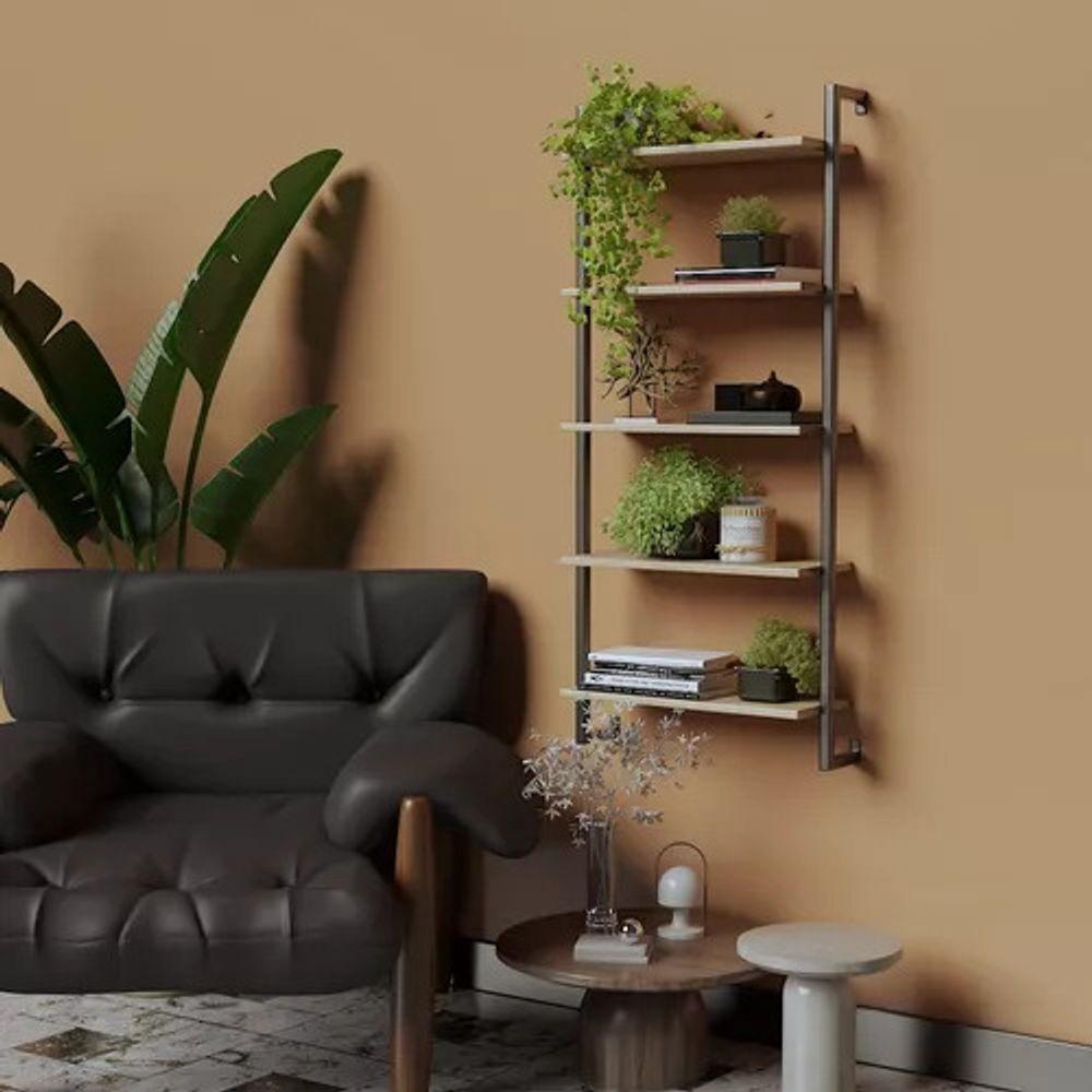 Estante Industrial Prateleira Multiuso Balcão De Livros - 5