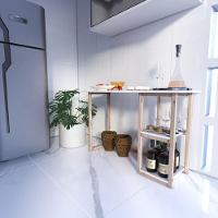 Movel P/ Quarto Estante Organizadora De Bolsas E Sapatos