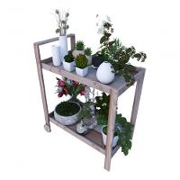 Estante Livreiro 2 Prateleiras Home Office Moderna Versatil - 5