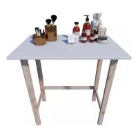 Escrivaninha Madeira Rustica Home Office Estudo Varias Cores - 5