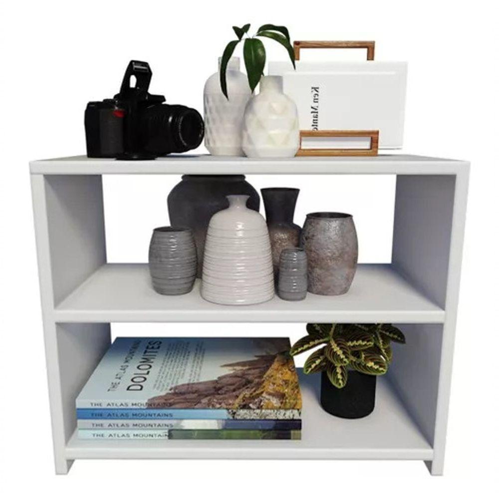 Estante Livros Design Arara Dupla Sapateira Pinus Promoção - 5