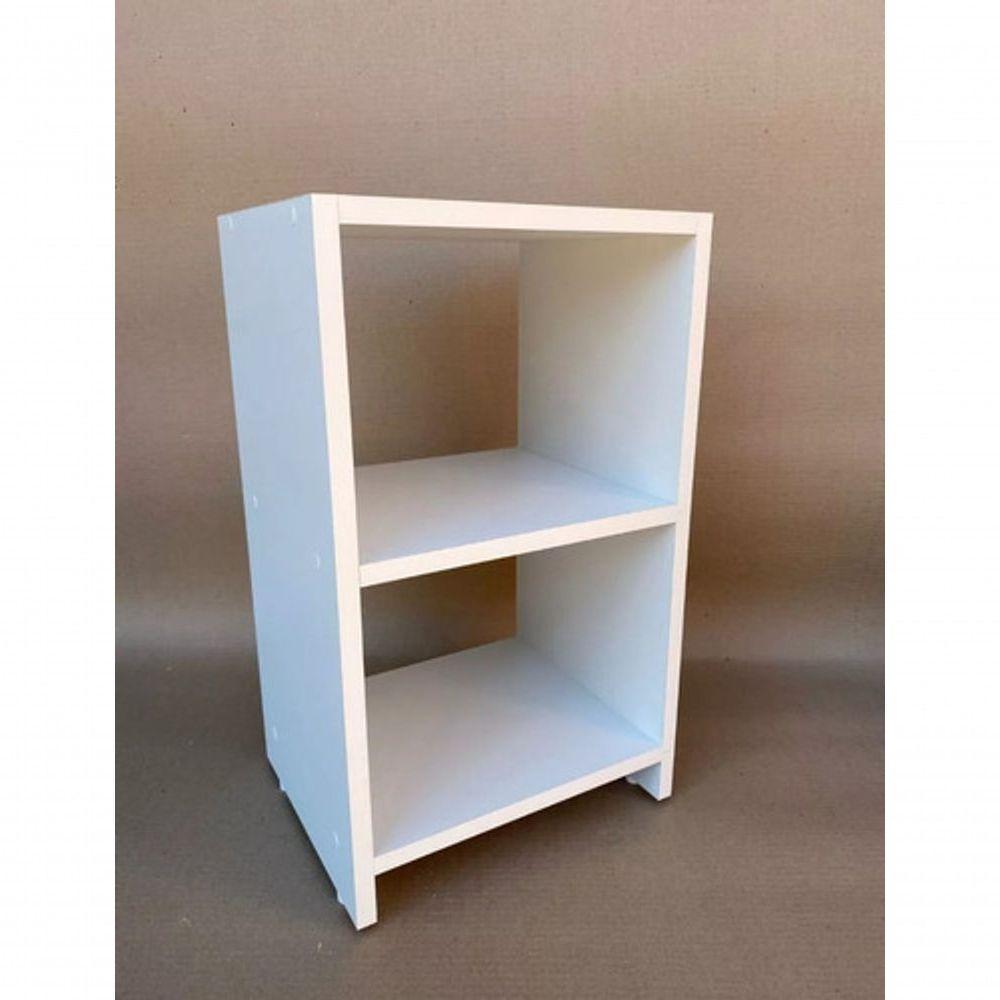Estante Expositora Em Mdp Branco Livros E Revistas Cantinho De Leitura - 4
