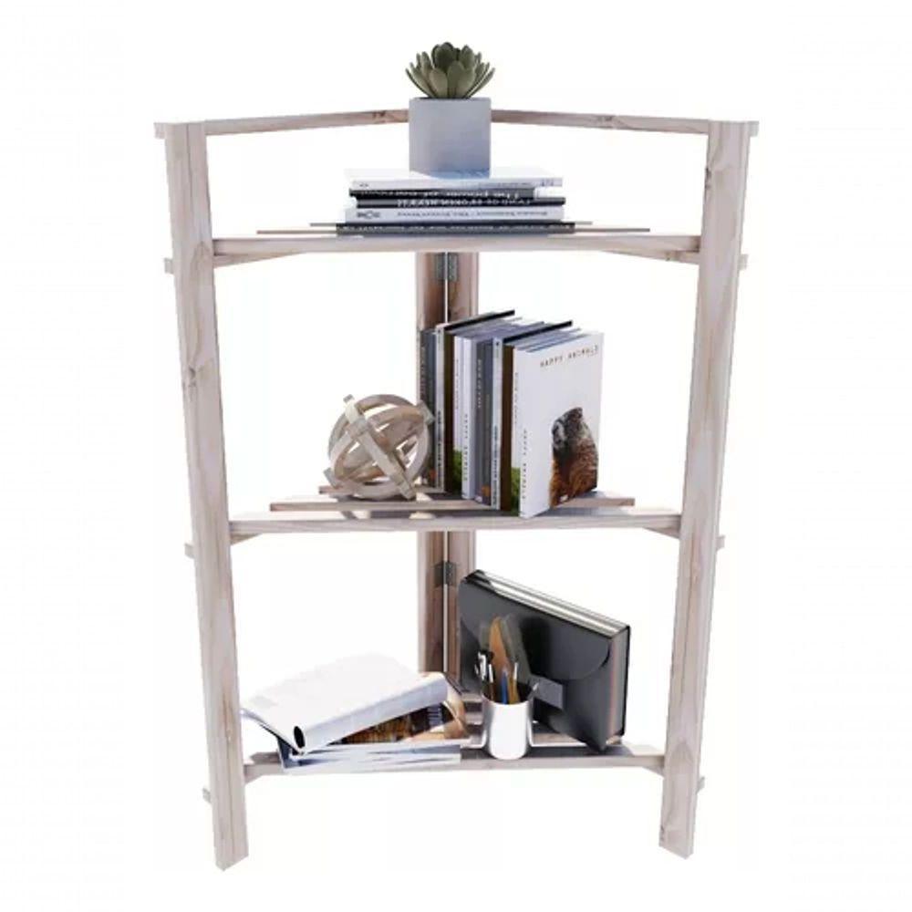 Estante Estilo Industrial Rack Livros Canto Otimizar Espaço - 6