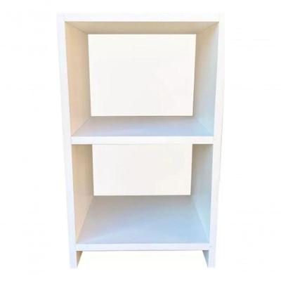 Estante Expositora Em Mdp Branco Livros E Revistas Cantinho De Leitura