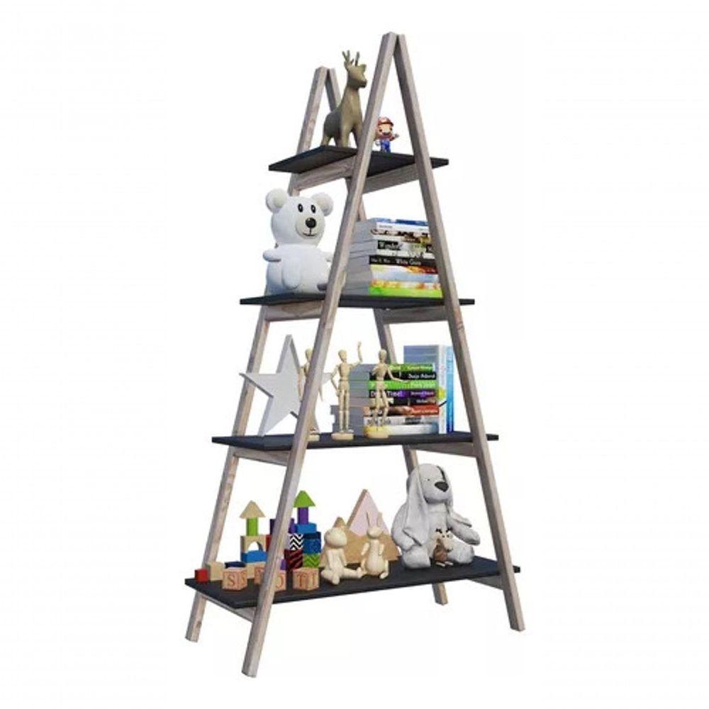 Estante Suporte Mdp Preta Jardim Vertical Vasos Suculentas - 3