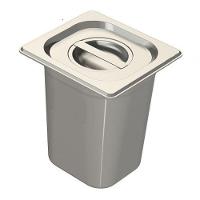 Lixeira Pia Cozinha Embutir Inox Quadrada 3,5 Litros Technox - 3