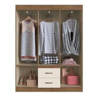 Guarda-roupas 6 Portas 2 Gavetas Multimóveis Cr35111 Nogueira/off White Nogueira/off White - 2