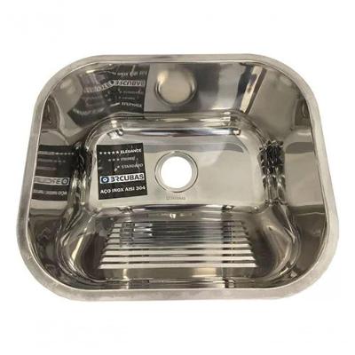 Cuba Tanque Pia Funcional E Moderno Aço Inox 400x340x190.