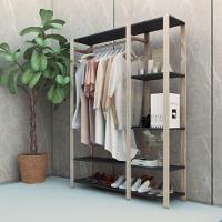 Estante Livreiro Em Pinus Com Prateleiras Mdp Preta Canto Da Leitura - 1