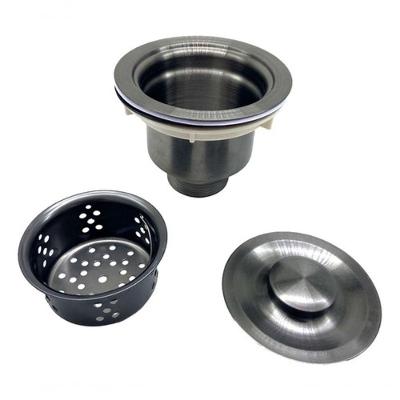 Válvula Pia De Cozinha Escoamento Cozinha 4.1/2 Aço Inox .