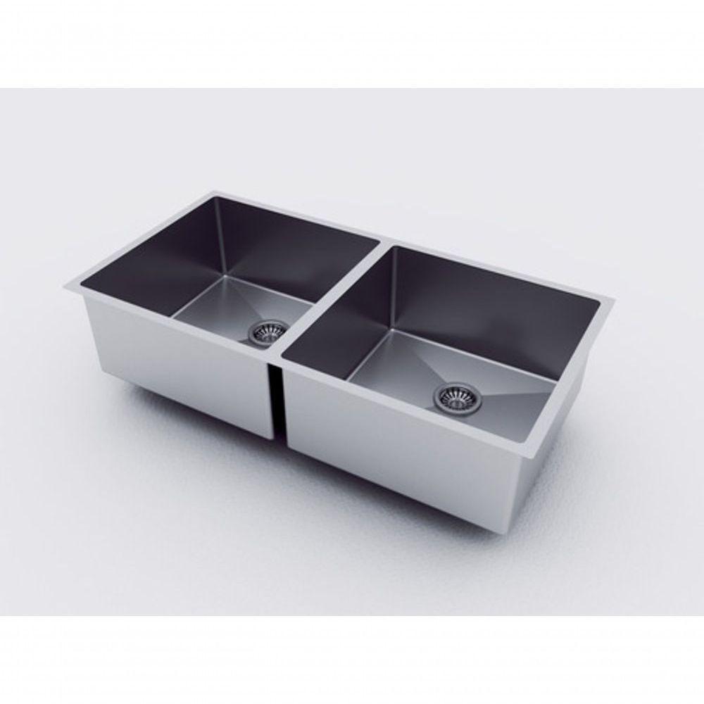 Cuba Inox Quadrada Multiuso Versátil Pia Cozinha Premium - 2