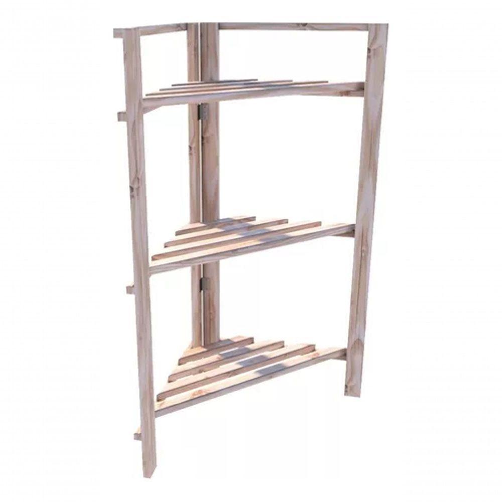 Estante Organizador Moderno 3 Nichos Livros Canto - 1