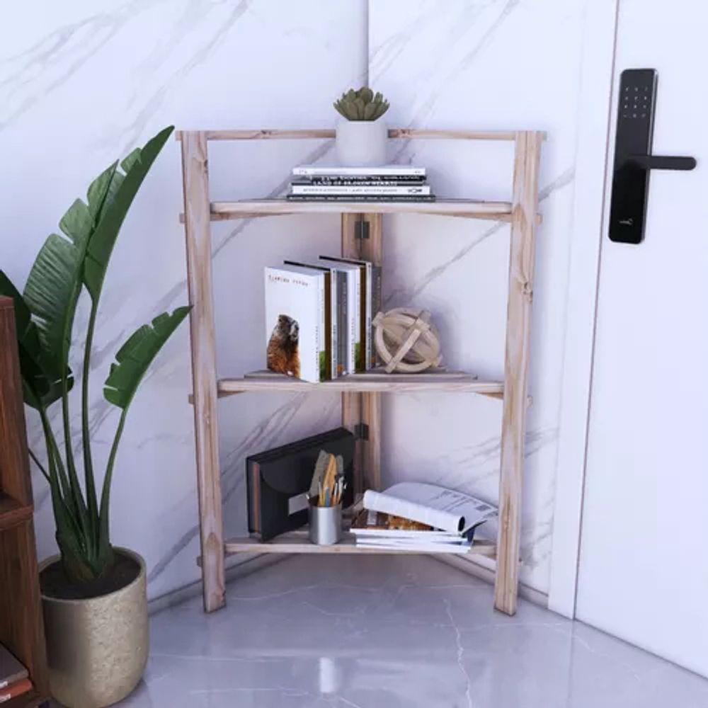 Estante Organizador Moderno 3 Nichos Livros Canto - 5