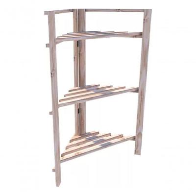 Rack Estante Vazado Multiuso De Madeira Canto Modular