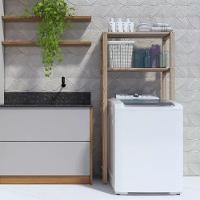 Estante C/ Prateleira Dupla Expositor D Livros Madeira Pinus - 2